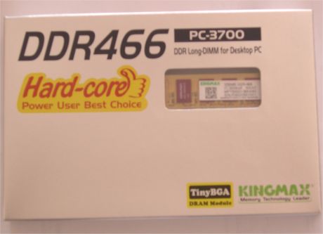 Kingmax DDR466 “Color Module” vs Wintec AMP-X PC4000