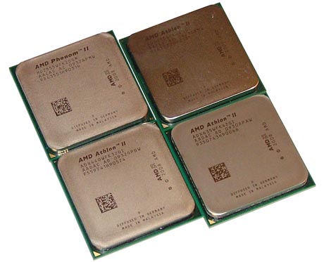 AMD Phenom II X2 555 BE & Athlon II X2 255, X3 440, X4 635