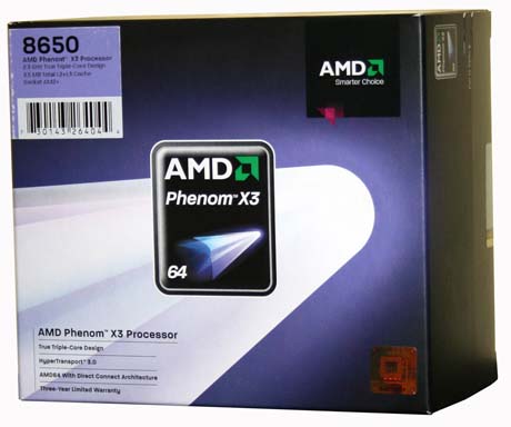 AMD Phenom X3 8650 – tri srca