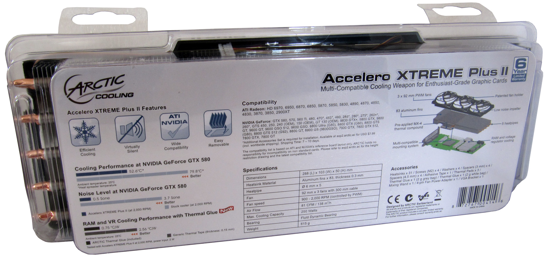 Arctic Accelero Xtreme Plus II test