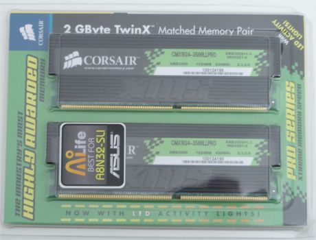 Corsair 2GB TwinX 3500LLPRO DDR RAM