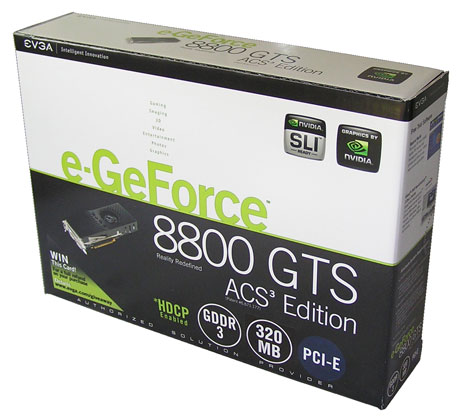 EVGA e-GeForce 8800GTS 320MB KO ACS3- nabrijano čudovište
