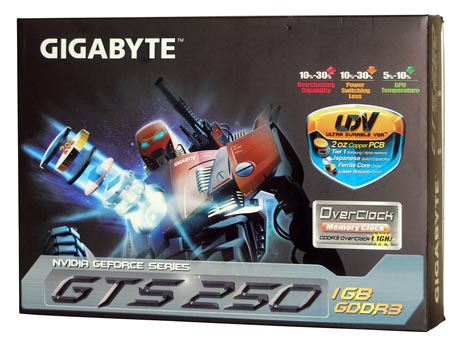 Gigabyte GeForce GTS250 OC 1GB – G92b u novom ruhu