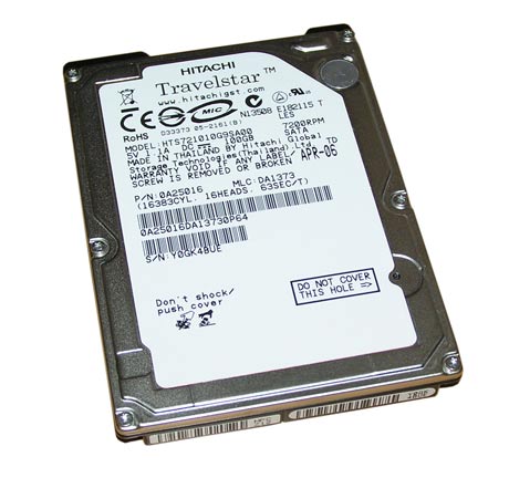 Hitachi Travelstar 7K100 100GB SATA