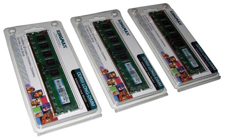 Kingmax Long DIMM DDR3-1333MHz CL9 3x 2GB kit