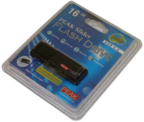 PEAK Slider Flash Drive 16GB – klizač