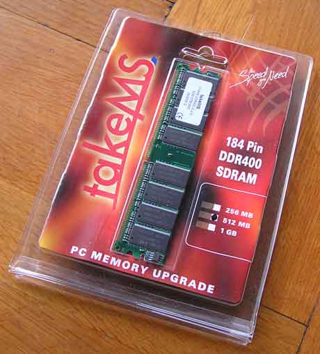 takeMS DDR400 512 MB – CAS2 za šaku kuna