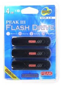 PEAK III 3-Pack Flash Drive