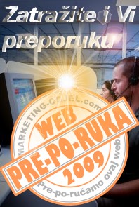 Otvoren natječaj za priznanje “Web Pre-Po-Ruka 2009″