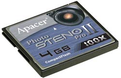 Apacer Photo Steno Pro II CompactFlash Card