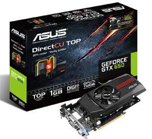 ASUS GeForce GTX 650 DirectCU Pandaren Monk Pet komplet