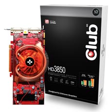 Club 3D HD3870 i HD3850 OC Edition