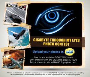 Gigabyte "Through My Eyes" Facebook Photo Contest