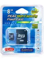 PEAK microSDHC 8 GB