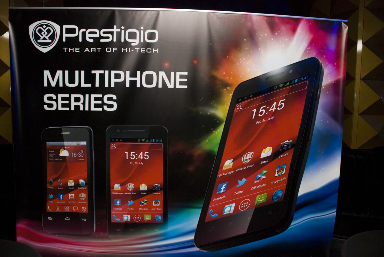 Prestigio Multiphone launch