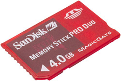 Sandisk 4GB Pro Duo Game