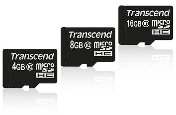 Transcend predstavio novu Class 10 microSDHC karticu