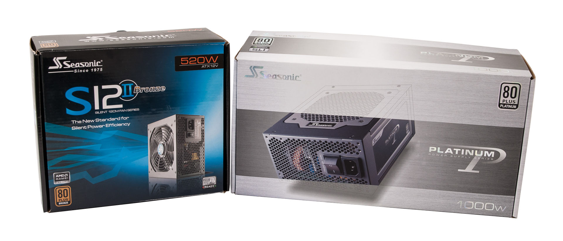 Seasonic S12 II Bronze 520W i Platinum Series 1000W test