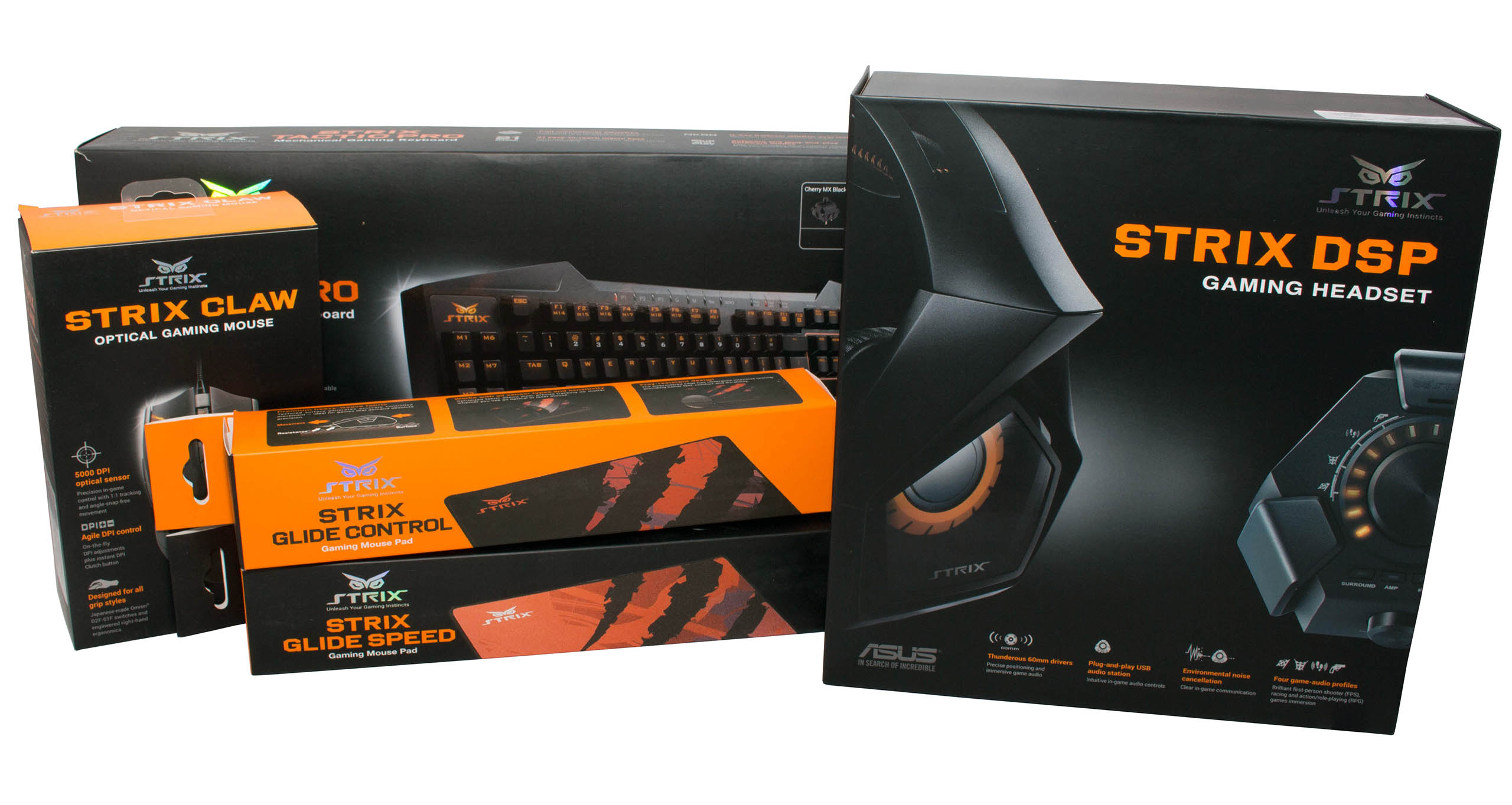 Asus STRIX Tactic Pro, Claw, DSP & Glide test