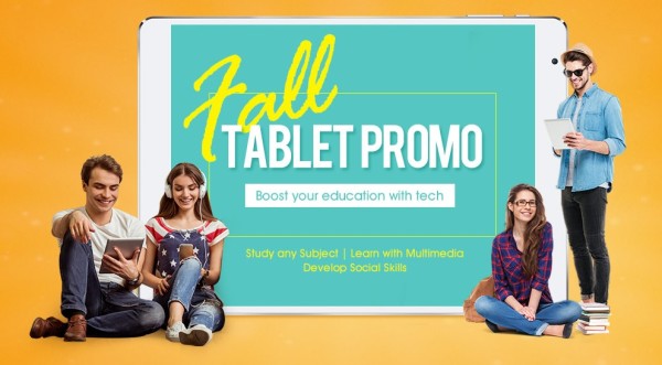 Gearbest Fall tablet promo