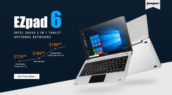 Jumper EZpad 6 2-in-1 promocija na Gearbestu