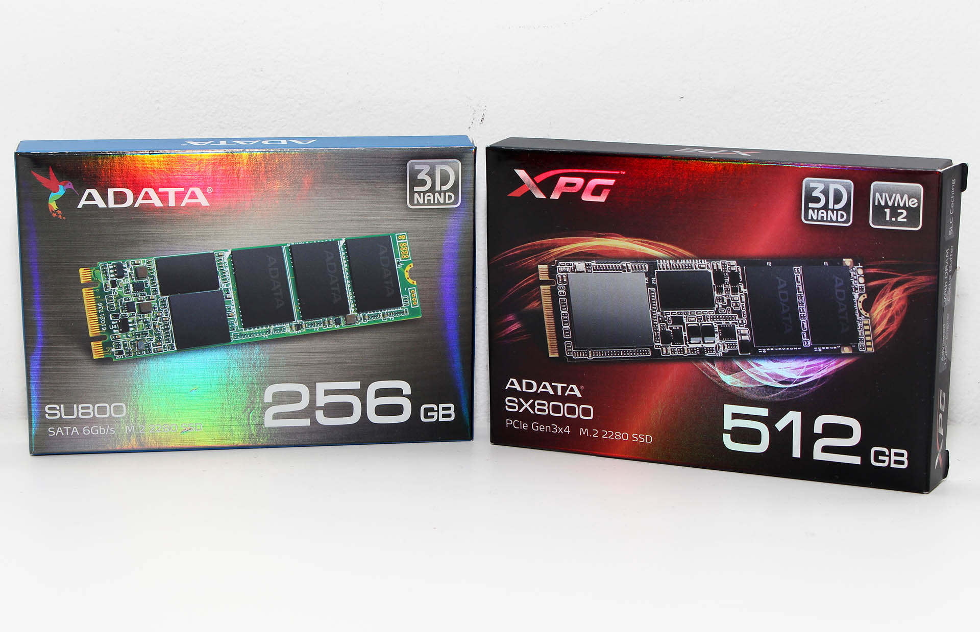 ADATA XPG SX8000 512 GB & Ultimate SU800 256 GB recenzija