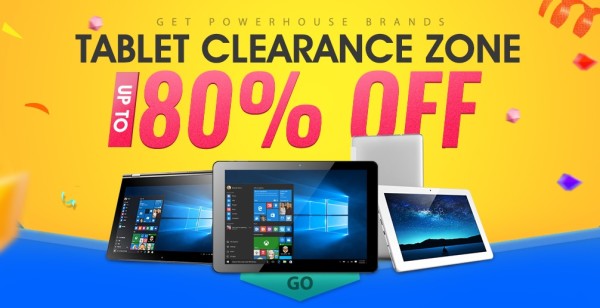 Gearbest Tablet Clearence Zone