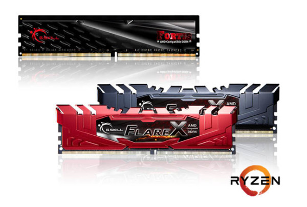 G.Skill Flare X & Fortis kitovi za Ryzen procesore