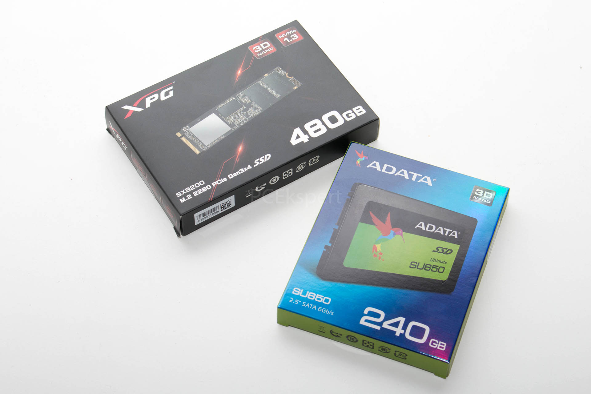 ADATA XPG SX8200 480 GB & SU650 240 GB recenzija