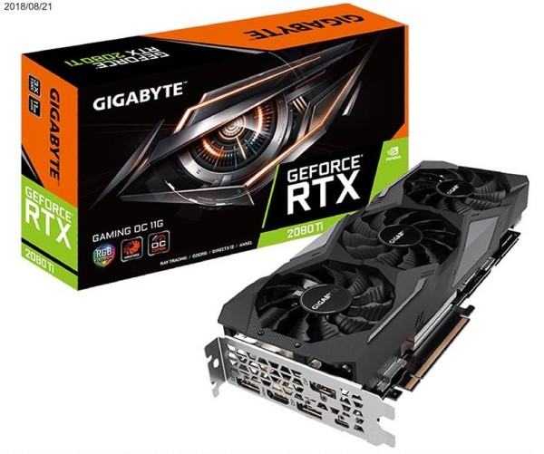 Gigabyte predstavio nove GeForce RTX kartice