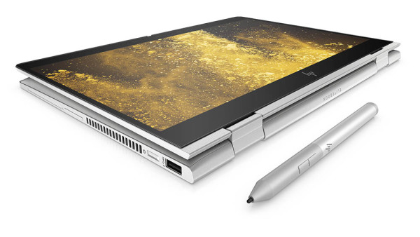 HP EliteBook x360 830 G5_Tablet Mode w Pen