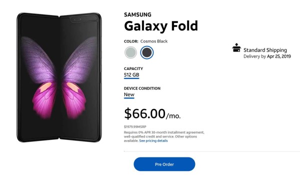 Poništavaju se prednarudžbe za Galaxy Fold