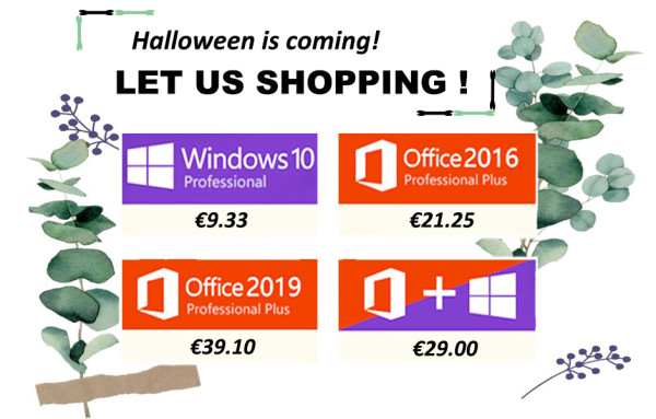 Promocija – Windowsi 10 Pro za 9,33 € a office 2016 Pro za 21,25 €