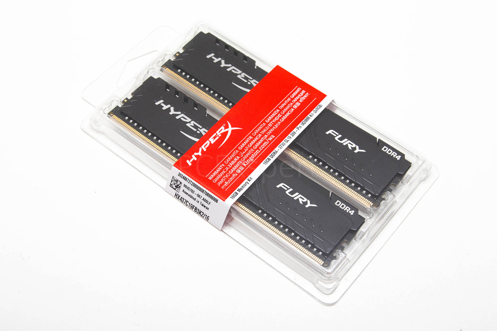 Kingston HyperX Fury 2x8GB 3733 MHz CL19 recenzija