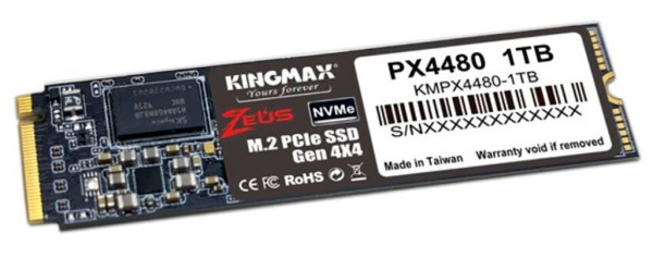 Kingmax PX4480 Zeus M.2 2280 SSD ubrzava do 5 GB/s