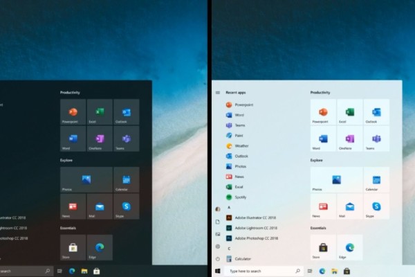 Microsoft  otkrio kako  bi mogao izgledati novi Start izbornik u sustavu Windows 10