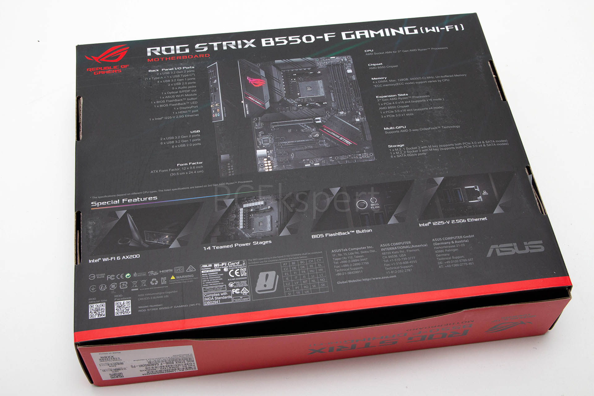 PC Ekspert - Hardware EZine - ASUS ROG STRIX B550-F GAMING (WI-FI) vs