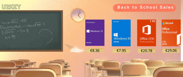 Back to school rasprodaja: Windowsi 10 Pro za 8,36€ i Office 2016 Pro za 20,78€