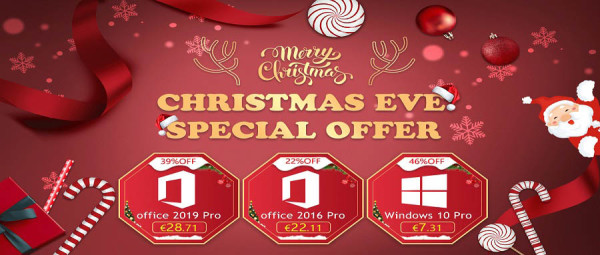 Božićna rasprodaja – Windowsi 10 Pro za samo 7,31 €, a Office 2016 Pro za 22,11 €