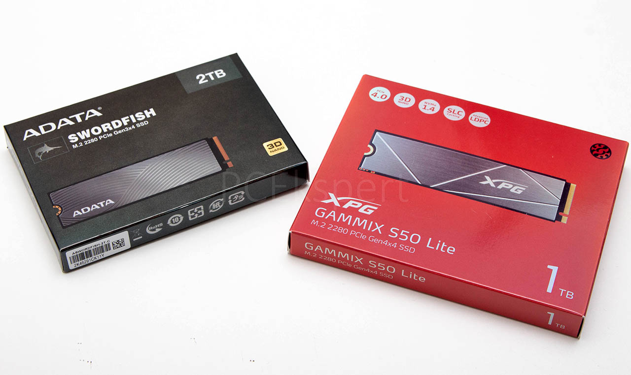 Brzi test – ADATA Gammix S50 Lite 1TB & Swordfish 2TB