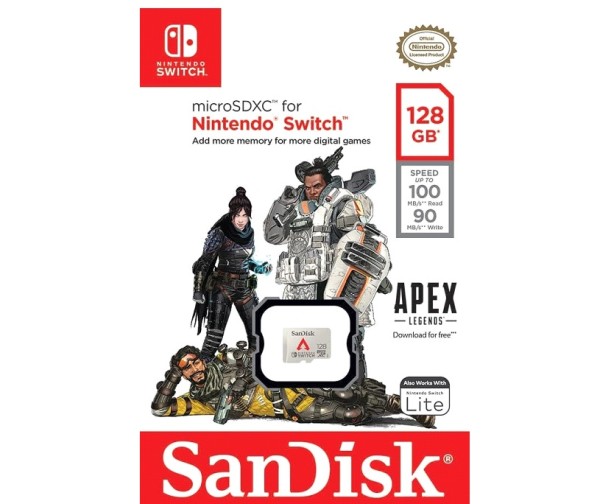 Western Digital najavljuje Apex Heroes memorijske kartice s Nintendo Switch certifikatom