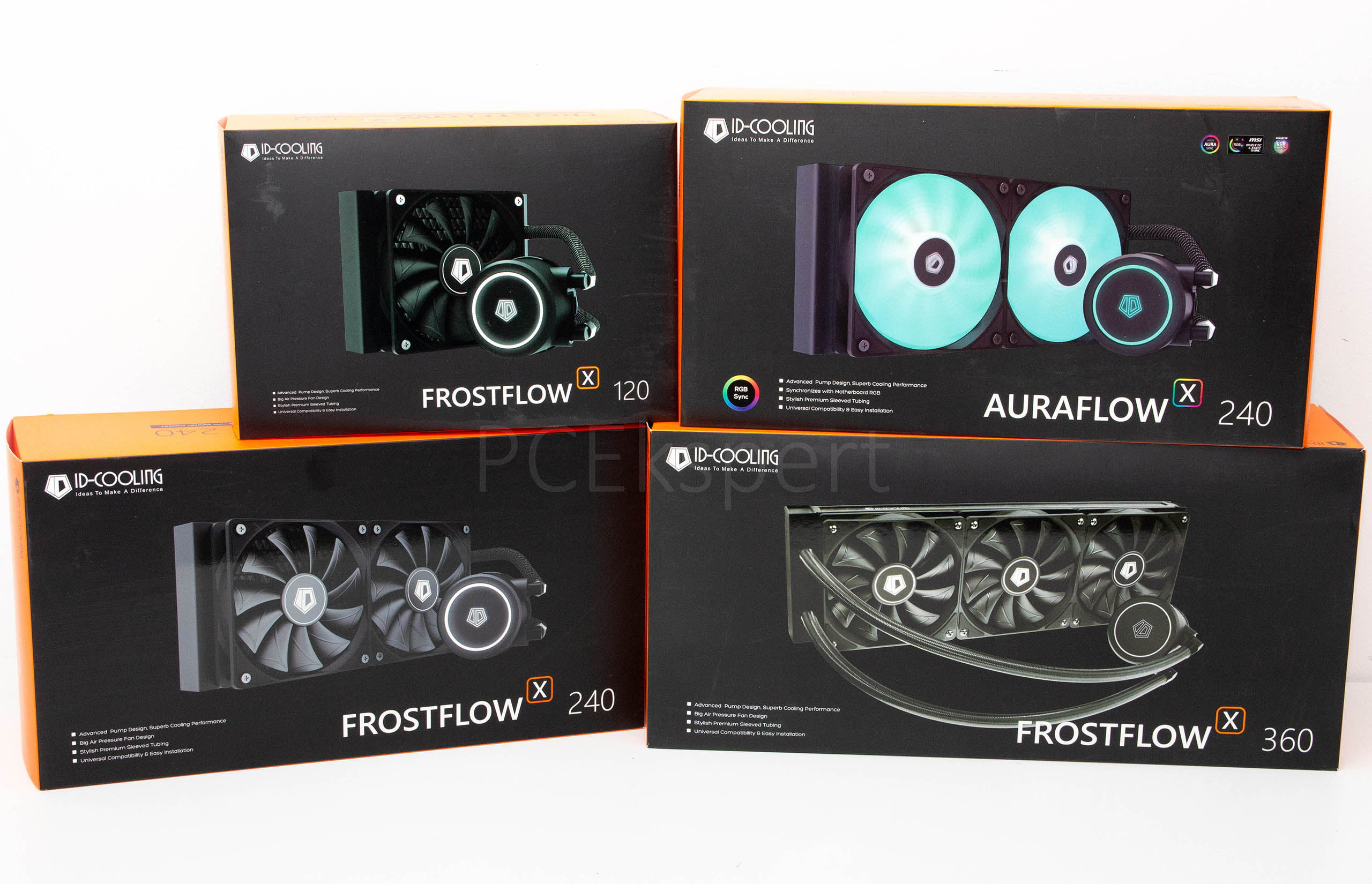 Brzi test – ID-Cooling Frostflow X 120, 240, 360 & Auraflow X 240