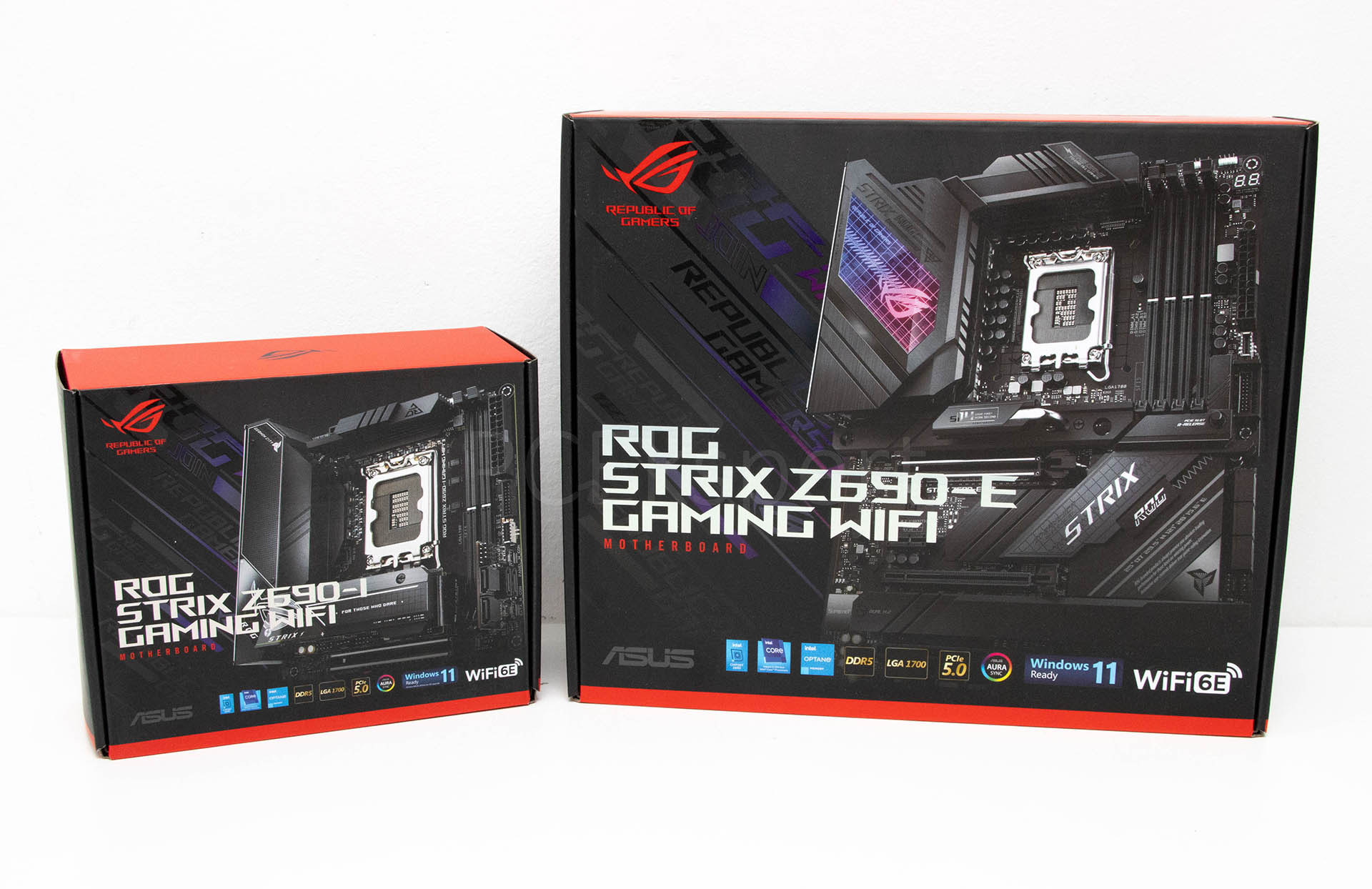 ASUS ROG STRIX Z690-E Gaming WiFi & Z690-I Gaming WiFi recenzija