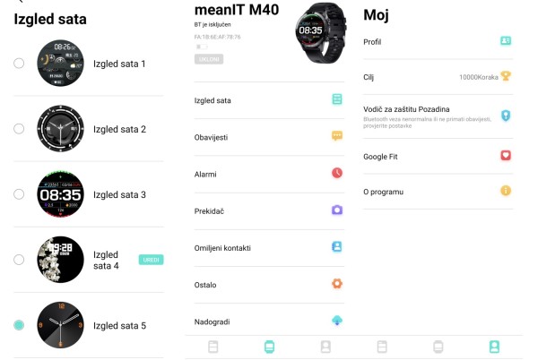 meanIT Smartwatch M40 Call  (7)