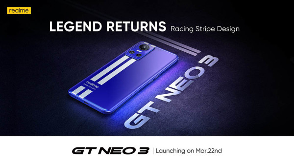 Realme GT Neo3 debitira  22. ožujka u Kini