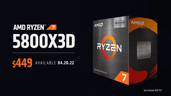 AMD lansirao Ryzena 7 5800X3D