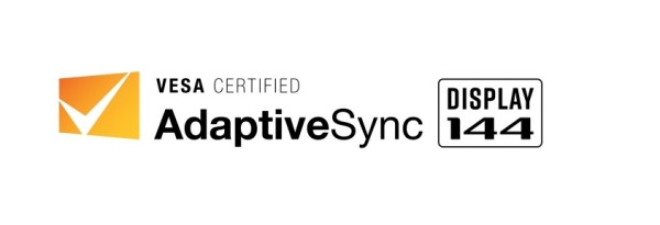 Logotip  AdaptiveSync Display s certifikatom VESA