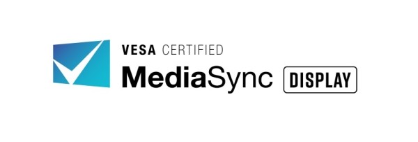 Logotip MediaSync Display s VESA certifikatom