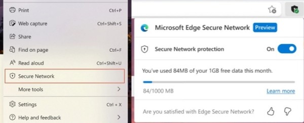 Microsoft Edge dobio VPN značajke _1