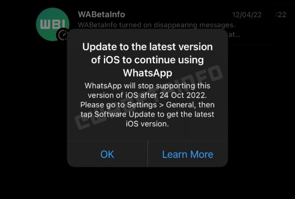 Od listopada WhatsApp prestaje podržavati starije verzije iOS-a